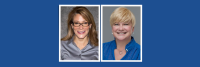 Heidi Hahn-Schroeder, DNP, and Maribeth Massie, MS ’98, PhD